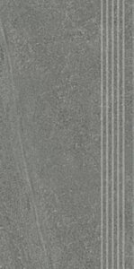 Paradyż Natural Rocks Basalt Stopnica Prasowana Mat. 29,8x59,8 G1