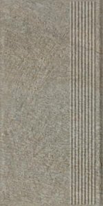 Paradyż Eremite Taupe Stopnica Prosta Struktura Mat 30,0x60,0 G1