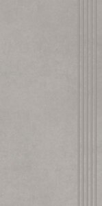 Paradyż Intero Silver Stopnica Prosta Nacinana Mat. 29,8x59,8 G1