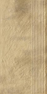 Paradyż Eremite Sand Stopnica Prosta Struktura Mat 30,0x60,0 G1