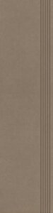 Paradyż Intero Mocca Stopnica Prosta Nacinana Mat. 29,8x119,8 G1