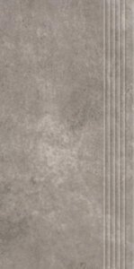 Paradyż Magnetik Grafit Stopnica Prosta Nacinana Mat 29,8x59,8 G1