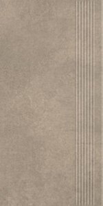 Paradyż Magnetik Brown Stopnica Prosta Nacinana Mat 29,8x59,8 G1