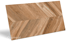 Prime Ceramics Chevron Brown 60x120 mat