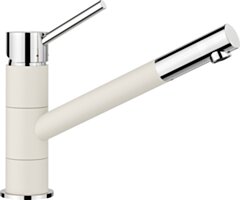 Bateria Kuchenna BLANCO KANO Silgranit-Look delikatny biały/chrom 526951