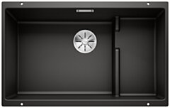 BLANCO SUBLINE  700-U Level Zlewozmywak Silgranit czarny, InFino 526004