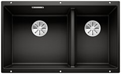 BLANCO SUBLINE  430/270-U Zlewozmywak Silgranit czarny, lewa, InFino 525991