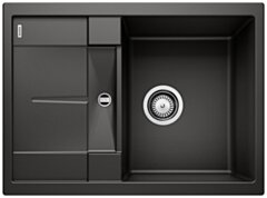 BLANCO METRA 45 S Zlewozmywak Compact Zlewozmywak Silgranit czarny odwracalny 525912