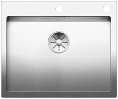 BLANCO CLARON 550-IF/A stal polerowana, korek auto., InFino, PushControl 521639