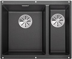 BLANCO SUBLINE  340/160-U Zlewozmywak Silgranit antracyt lewa, InFino 523548