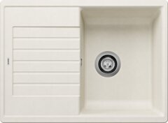 BLANCO ZIA 45 S  Compact Zlewozmywak Silgranit delikatny biały odwracalny 527197