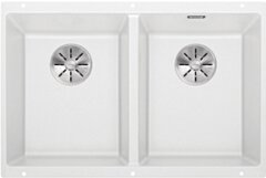 BLANCO SUBLINE 350/350-U Zlewozmywak Silgranit biały, InFino 523578