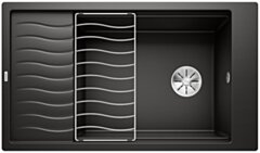 BLANCO ELON XL 8 S Zlewozmywak Silgranit czarny odwracalny, InFino, kratka ociekowa 525886