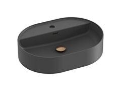 Ravak Umywalka ceramiczna Ceramic Slim Shelf O 55, antracyt XJX03155001