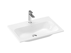 Ravak Umywalka ceramiczna Chrome Slim 70, z otworem, biały XJX01170002