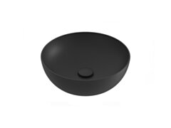 Ravak Umywalka ceramiczna Uni 40 B Slim, czarny mat XJX0D140000