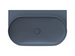 Ravak Umywalka ceramiczna Yard 80, Deepsea Blue, bez otworu na baterię XJX07080000