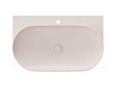 Ravak Umywalka ceramiczna Yard 80, Alabaster Pink XJX0G280000