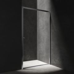 Drzwi prysznicowe przesuwne 110 cm Omnires BRONX S2050110CRTR