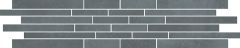 Płytki Velvet Concrete Grey Mosaic Matt Stripes Rect 12X60 Płytka Dekoracyjna - Mozaika Cersanit