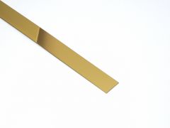 Płaskownik stalowy złoty błyszczący 1x270cm IG10