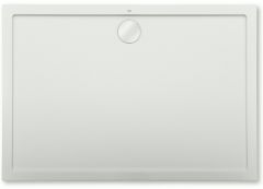 AERON brodzik konglomeratowy STONEX prostokątny 100 x 70 x 3.5 cm biały zawiera syfon PD5000165