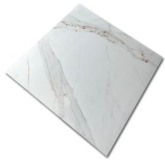 Płytka Regal Carrara o wymiarze 60x60cm na białym tle