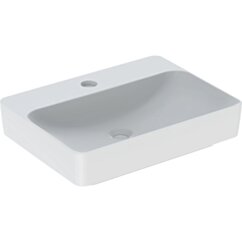 GEBERIT Geberit Variform Umywalka stawiana na blat, prostokątna, B60cm, H15.8cm, T45cm, bez przelewu, z otwo KOŁO 500.781.01.6 GEB-500.781.01.2