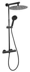 FERRO TREVI BLACK zestaw natryskowa z baterią termostatyczna TRV7U - BL FE - NP75 - TRV7U - BL