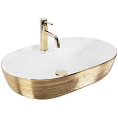 Rea UMYWALKA AURA 61 BRUSH GOLD/WHITE - NABLATOWA REA-U6900