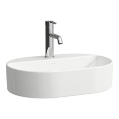 LAUFEN SAYOY Umywalka nablatowa owalna z półką na baterie 550 x 380 mm LAUFEN CR-H8129450001041