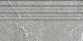 Tubądzin PTU GRAND CAVE grey stopnica 59.8x29.6x0.8 (10) ST-01-218-0598-0296-1-095