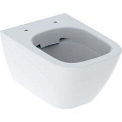 GEBERIT Geberit Smyle Square Wisząca miska WC, lejowa, B35cm, H33cm, T49cm, krótka, Rimfree KOŁO L33124000 GEB-500.379.01.1