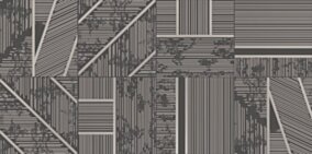 Tubądzin PTD DUO graphite dekor B 29.8x59.8 (6) DS-02-605-0298-0598-1-011