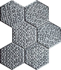Tubądzin PTD TERRAFORM mozaika 1 28.9x22.1 (10) MS-01-227-0289-0221-1-011