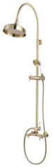 Fdesign Bateria natryskowa w zestawie z deszczownią FD1-LRA-7SET1-66