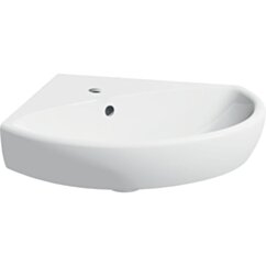 GEBERIT Geberit Selnova Umywalka kompaktowa narożna, B59cm, H18cm, T56cm, z przelewem, z otworem na baterię KOŁO M31750000 GEB-501.050.00.5