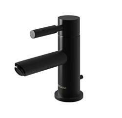 Kohlman Roxin Black bateria umywalkowa stojąca czarny mat QB100RB