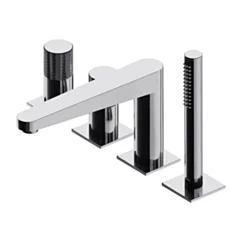 Omnires CONTOUR bateria wannowa 4-otworowa, chrom połysk CT8032CR