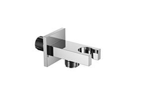 Excellent Przyłącze kątowe z uchwytem na słuchawkę prysznicową, chrom AREX.1022CR