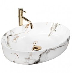 Rea UMYWALKA QUEEN CARRARA SHINY - NABLATOWA REA-U1232