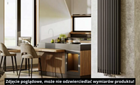 Luxrad Columnus 2 Grzejnik łazienkowy 1800x470 biały COL218004709016ZDC