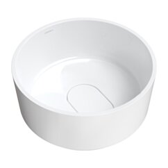 Omnires CADENCE M+ umywalka nablatowa, ø42 cm, biały połysk CADENCER420BP