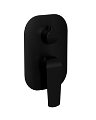 Excellent Clever 2.0 bateria prysznicowo-wannowa podtynkowa, czarny soft AREX.4145BS