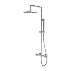 Omnires CONTOUR termostatyczny system prysznicowy natynkowy, chrom połysk CT8044CR