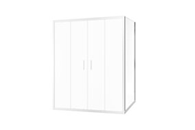 Excellent Seria 201 ścianka boczna 90 cm, powłoka Clean Control, chrom przezroczyste KAAC.1806.900.LP