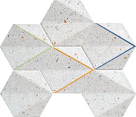 Tubądzin PTU DOTS mozaika ścienna grey 29.8x22.1 (7) MS-01-262-0298-0221-1-021