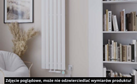 Luxrad Solis Grzejnik 1800x445 biały SOL18004459003ZDC/P