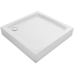 Laveo Brodzik kwadratowy 90x90 cm biały Bresso JBD_696K