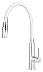 FERRO ZUMBA SLIM 2F bateria zlew. biala FE-BZA43W